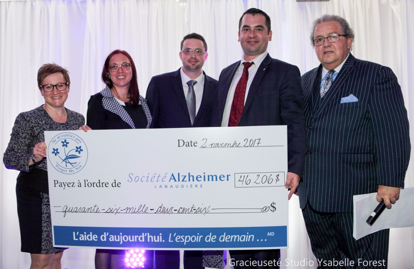 Un record pour la 9e édition du souper spectacle de la Société Alzheimer de Lanaudière !
