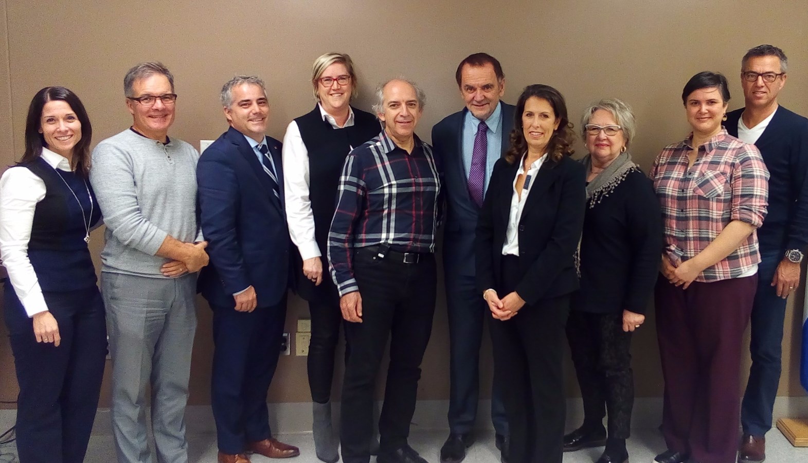 Caroline Martel (directrice générale), Christian Blouin, Guillaume Tellier, Anne-Marie Lachapelle, Dr Michel Dunberry, Michel Nadeau, Dany Belleville, Mance Croteau, Nancy Gaudreault et Éric Généreux.