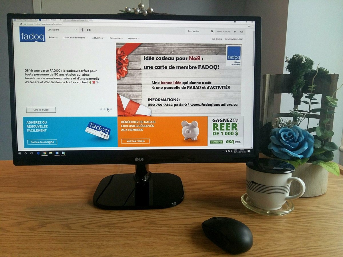 Un nouveau site web pour la FADOQ – Région Lanaudière