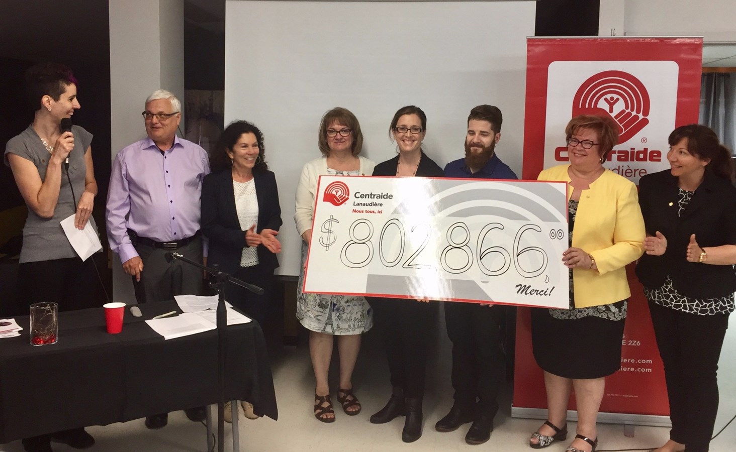 Campagne Centraide : Un investissement social de 802 866 $ pour soutenir 90 organismes lanaudois