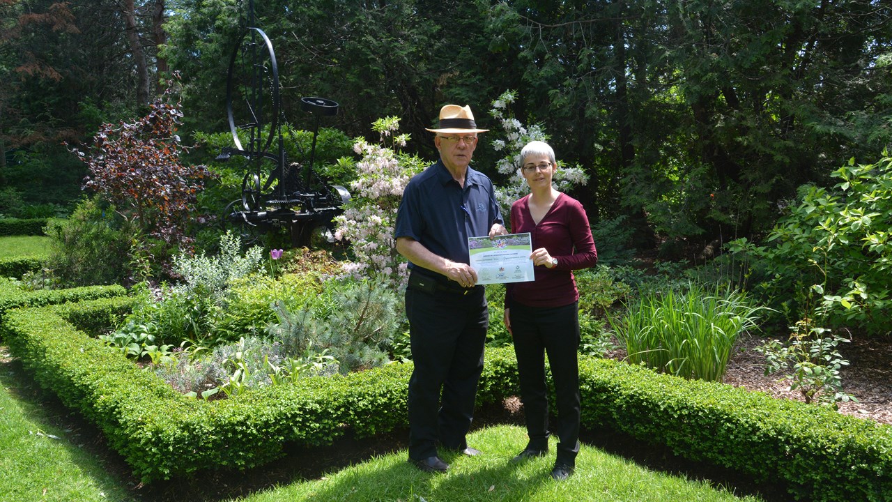 Saint-Charles-Borromée reçoit l'un des 150 Jardins Célébration du 150e du Canada