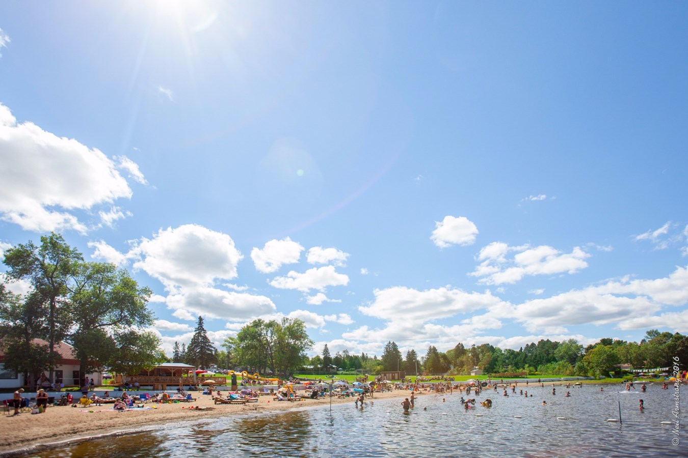 Ouverture de la plage municipale de Saint-Gabriel