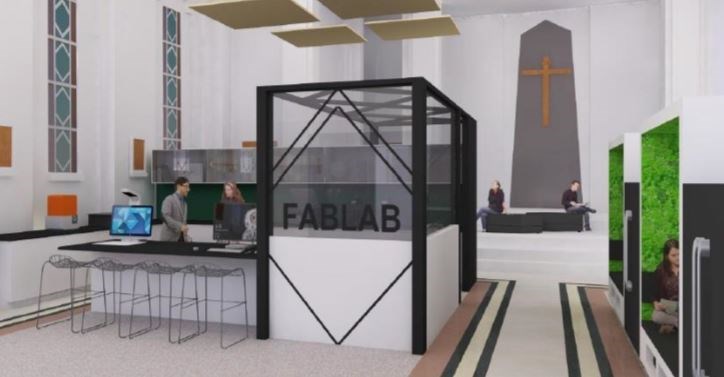 C’est encore une fois la designer Annie Giroux de l’agence AX Design qui sera en charge de penser l’espace afin de faire passer la chapelle du Collège vers une nouvelle ère.