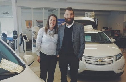 Catherine Bourgeois et Hugo Jeanson, de chez Bourgeois Chevrolet, sont les grands partenaires de Centraide Lanaudière pour l’année 2017.
