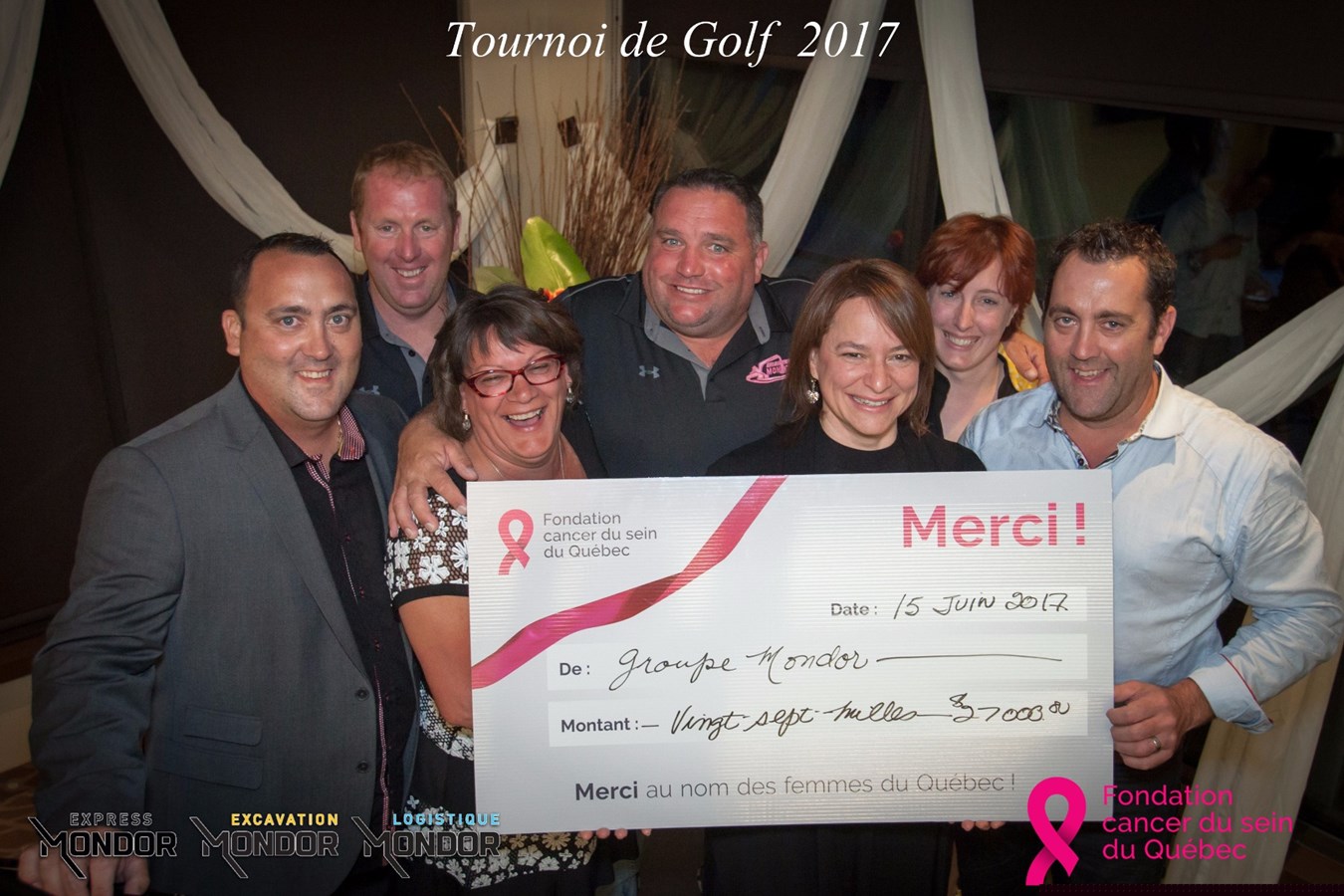 Express Mondor poursuit son appui à la lutte contre le cancer du sein
