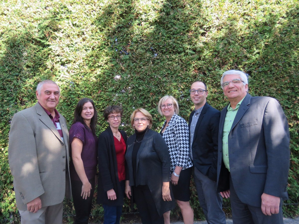 Suzanne Dauphin à la mairie de Notre-Dame-des-Prairies