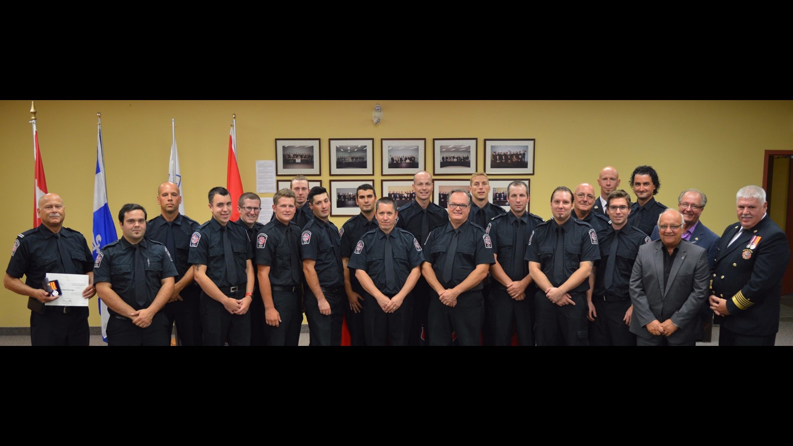 Des diplômes remis à 29 pompiers du SSI de la MRC de D’Autray
