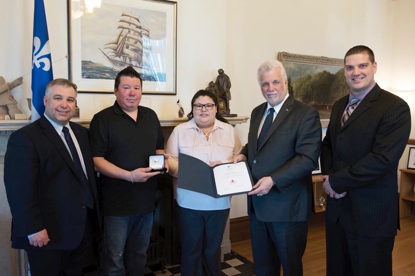 Carolane Flamand, lauréate du Prix d’alphabétisation du Conseil de la fédération
