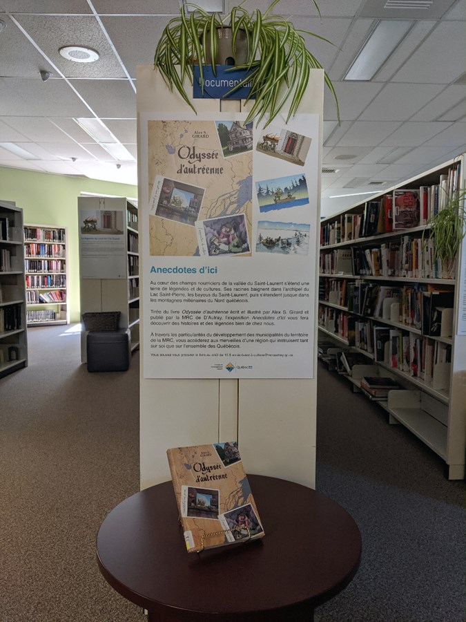 L'exposition "Anecdotes d'ici" poursuit sa route vers trois bibliothèques de la MRC D'Autray