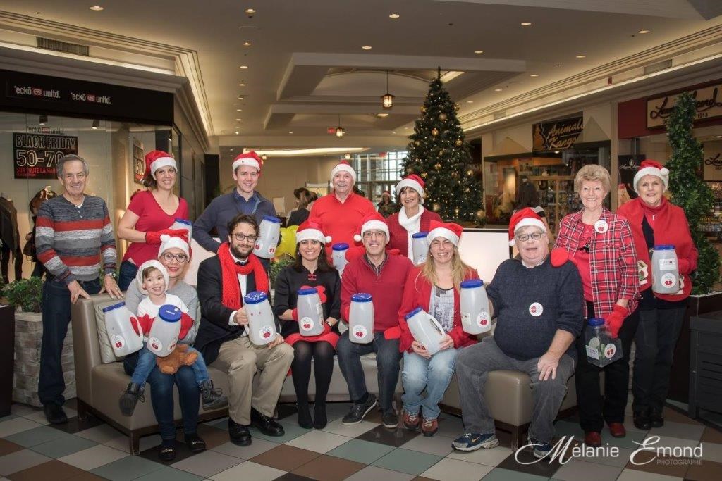 Blitz de la guignolée aux Galeries Joliette, ce vendredi 29 novembre.