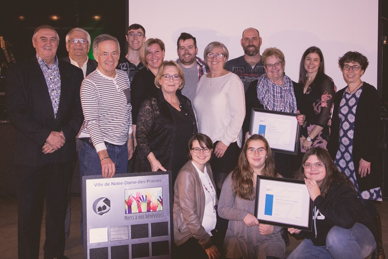 Une soirée a été dédiée aux bénévoles de Notre-Dames-des-Praires