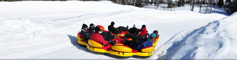 Le parc des Super glissades à Saint-Jean-de-Matha prêt pour les visites