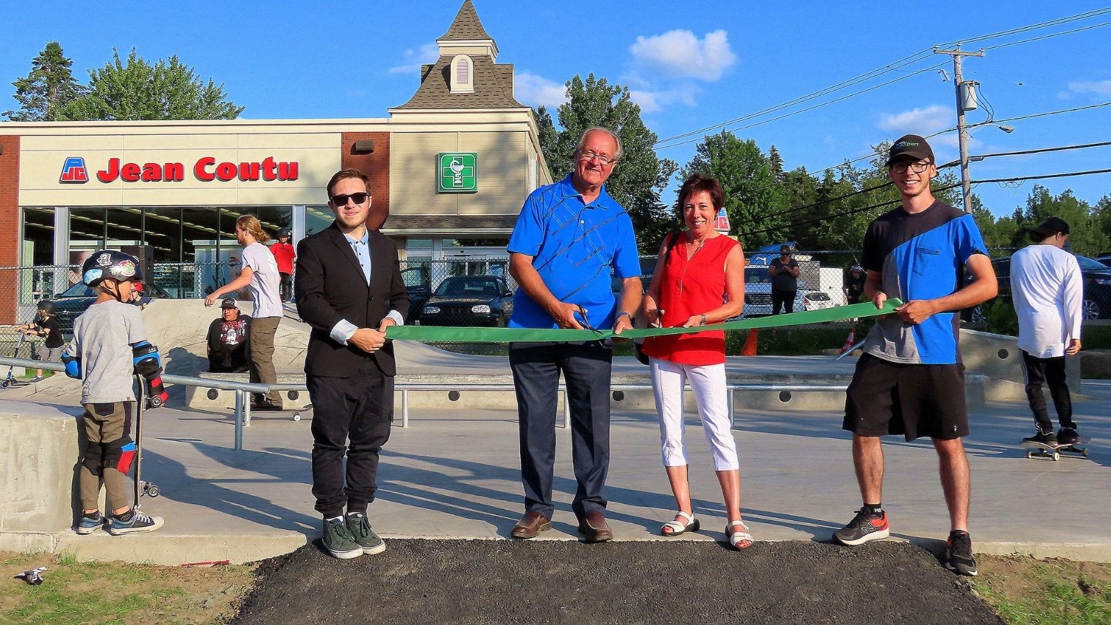 Le parc de planches à roulettes accueille ses premiers utilisateurs à Saint-Gabriel!