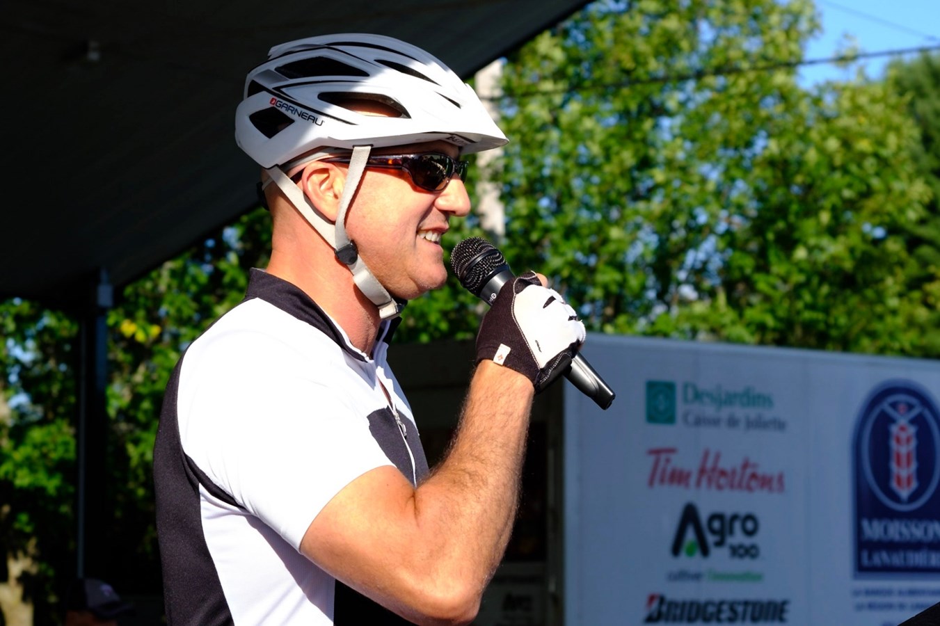 Yves Benny, président de la Fondation pour les jeunes Benny & Co, présentateur officiel du Défi vélo de Lanaudière 2019.