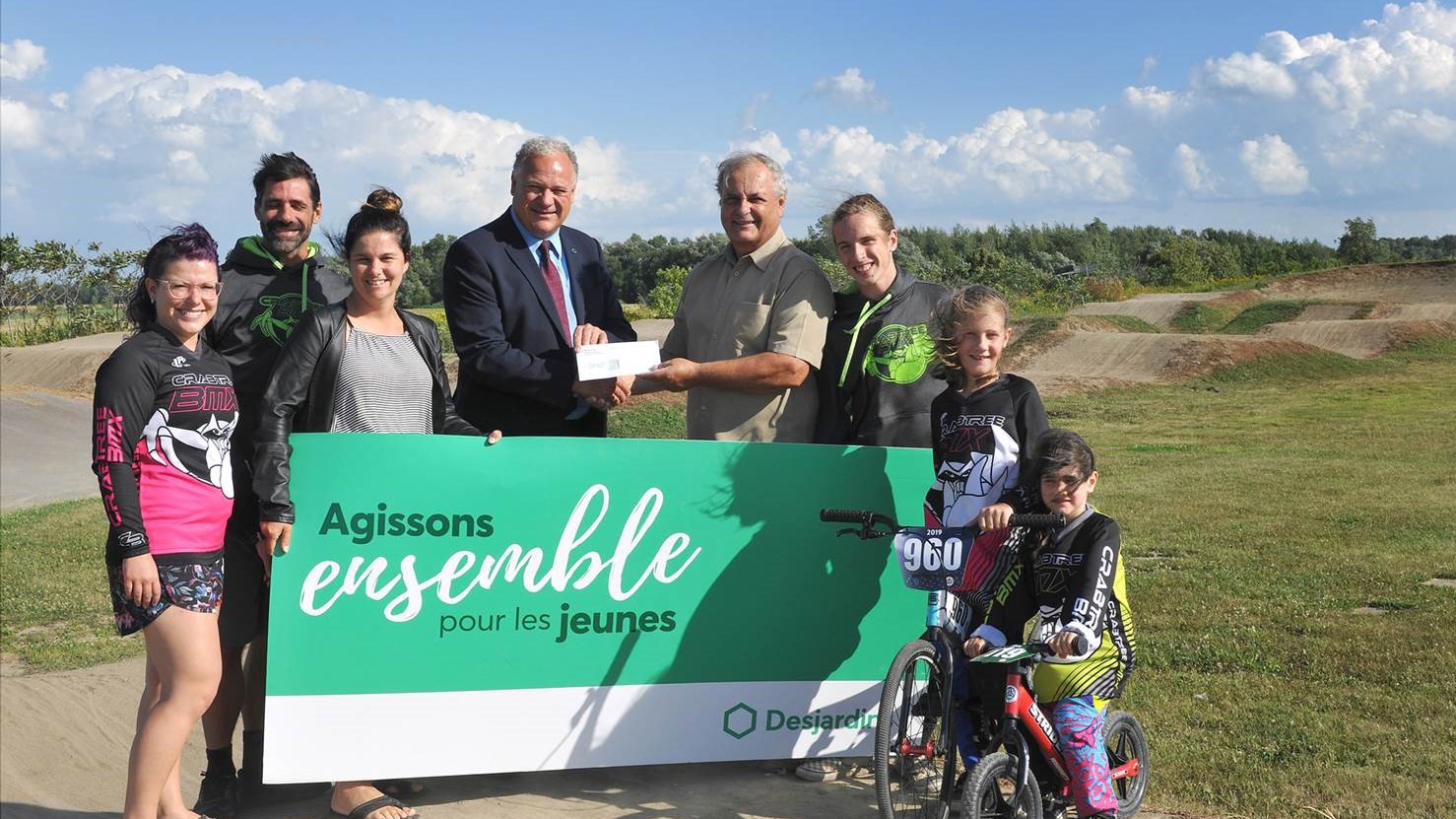 50 000$ pour la réfection de la piste de BMX de Crabtree