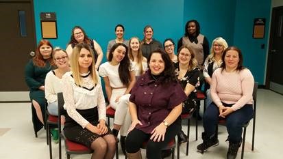 Les finissantes en Techniques de l’éducation à l’enfance (cohorte de Repentigny).