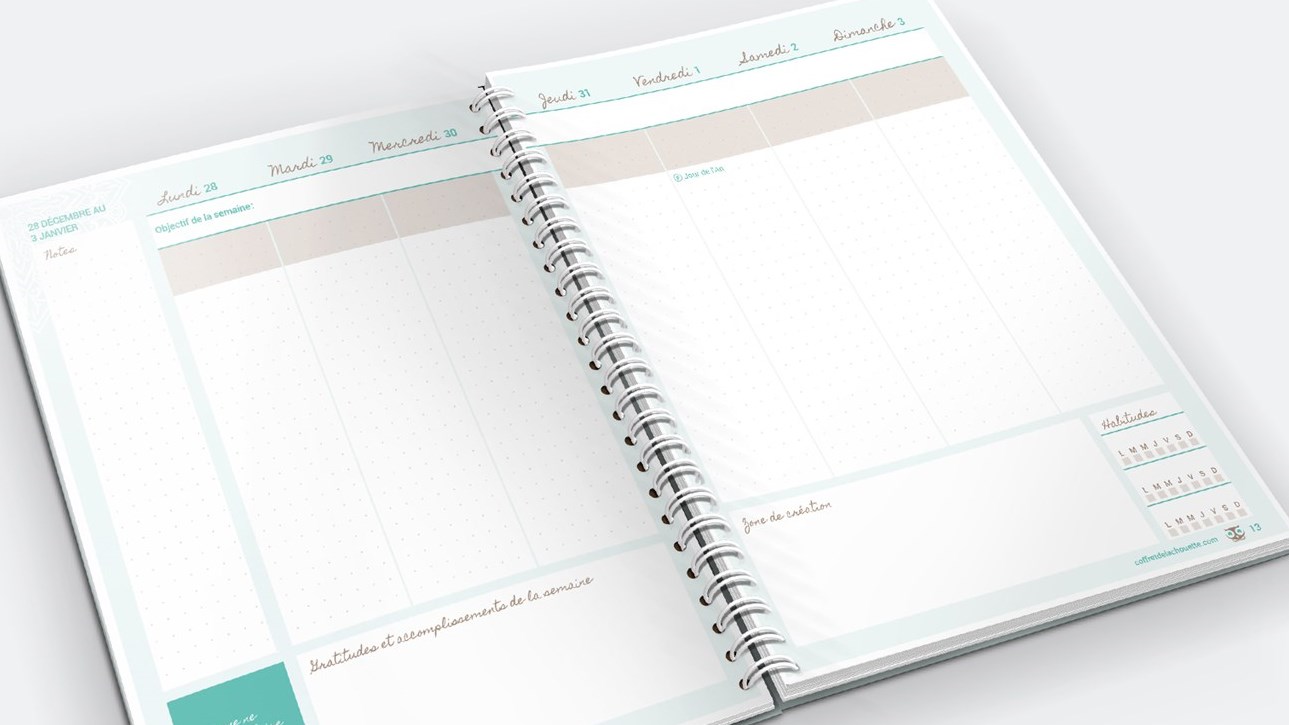 L'agenda de la Chouette organisée : l'outil indispensable pour bien planifier son année