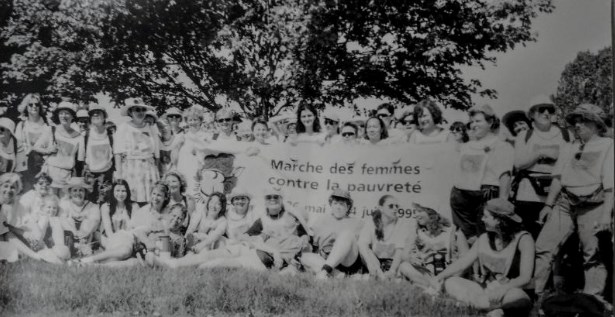 "Du pain et des roses": la TCGFL souligne le 25e anniversaire de la marche des femmes