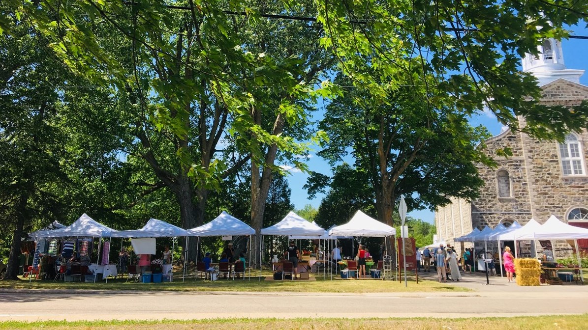 Tirage du panier-cadeau du Marché fermier de Saint-Norbert