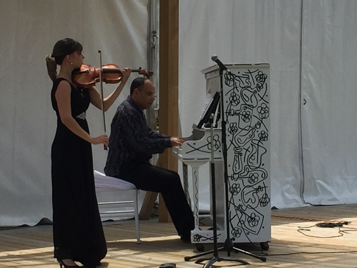 Roxanne Sicard et Claudel Callender.