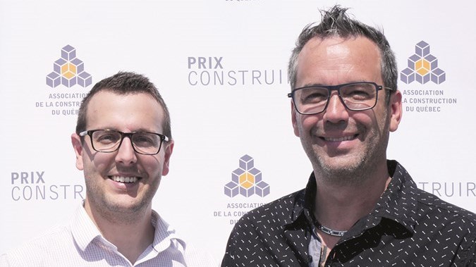 MM. Guillaume Boislard, directeur général et Benoit Courchesne, président, Courchesne et Fils Inc.