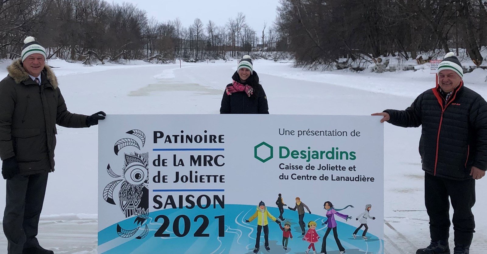 Ouverture de la patinoire sur la rivière L’Assomption