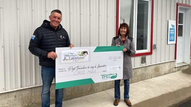Un don généreux de la ferme laitière Jean-Claude Lafortune