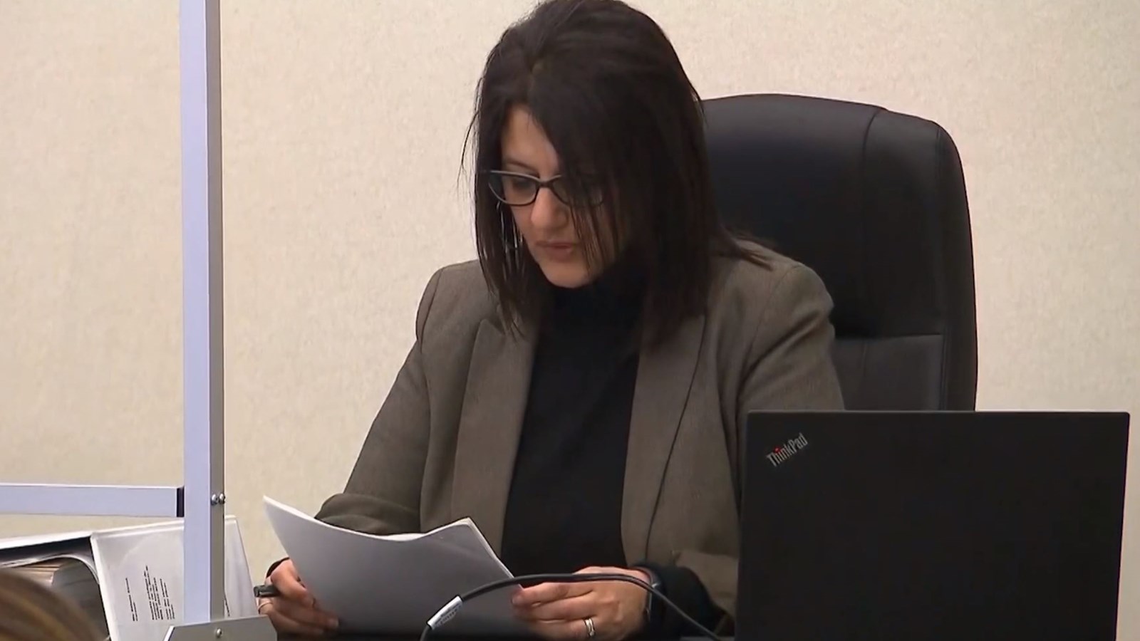 Me Géhane Kamel, coroner dirigeant l'audience publique sur la mort de Joyce Echaquan