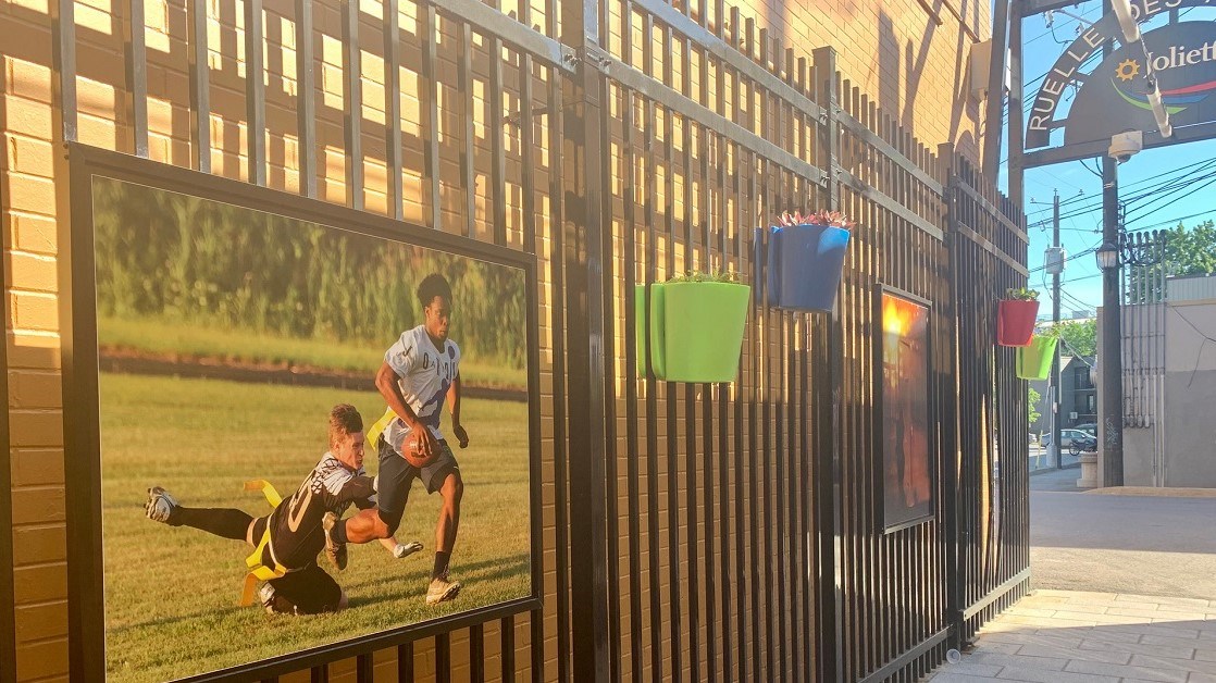Une exposition sportive à la ruelle des artistes de Joliette