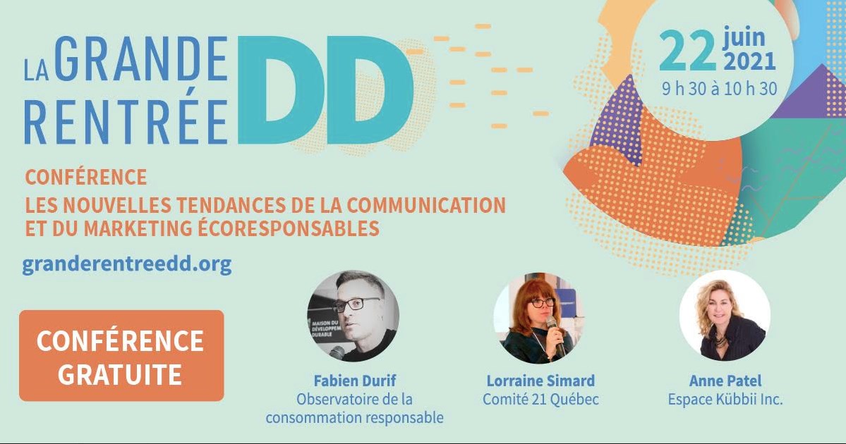 La communication et le marketing écoresponsables au coeur d’une conférence