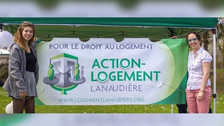 De gauche à droite: Marion Duval, animatrice et agente de mobilisation sociale et Amélie Pelland, coordonnatrice