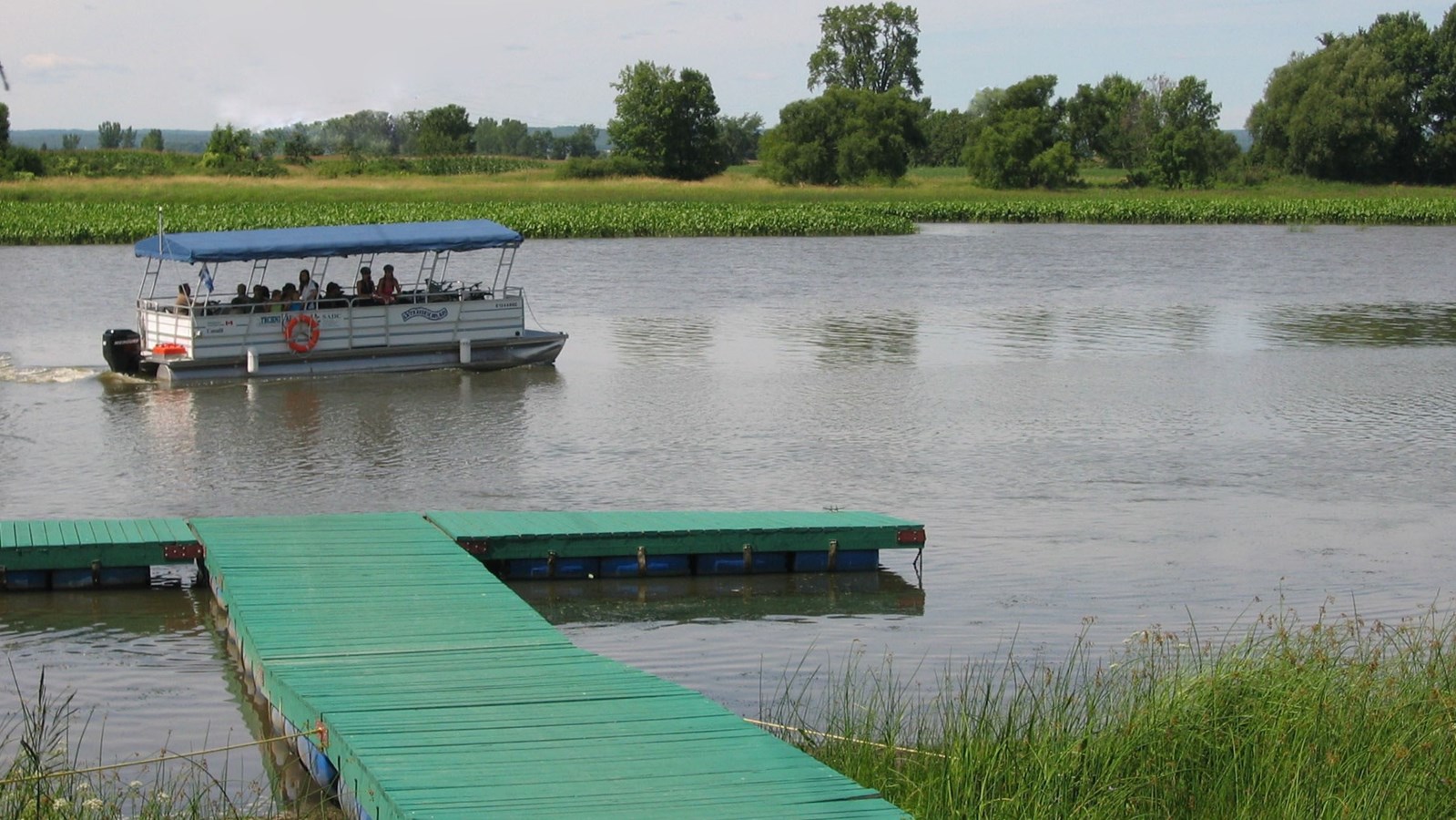 Navette fluviale et circuit cyclable dans les îles de Berthier