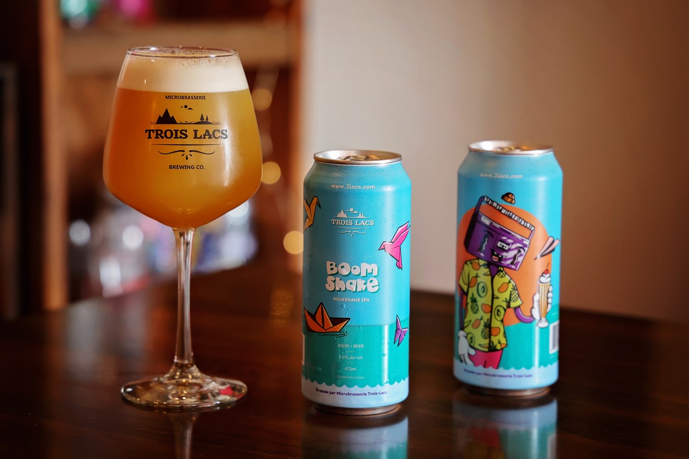 Cet été, laissez-vous tenter par la nouvelle bière Boom Shake de la Microbrasserie 3 Lacs