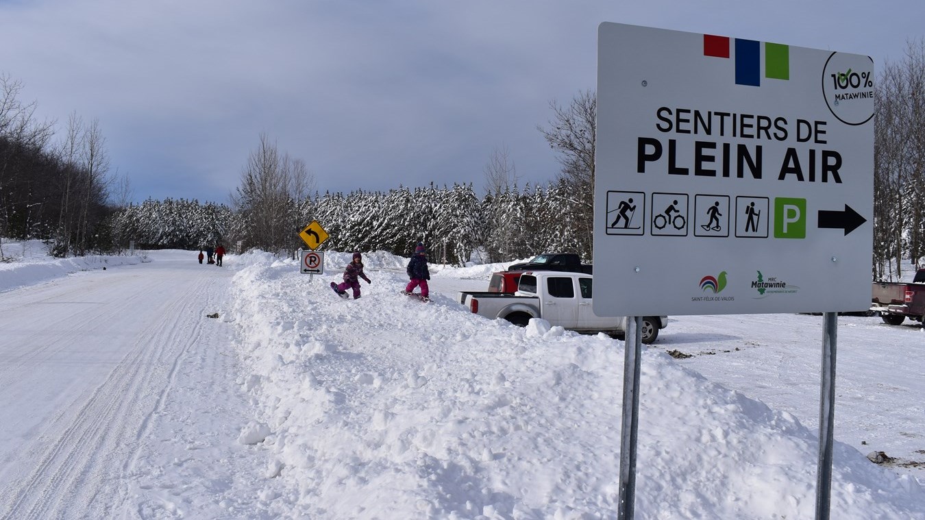 Inauguration des sentier de plein air de Saint-Félix-de-Valois