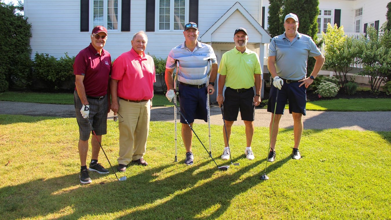 Denis Forget, Guy Charbonneau, Stéphane Boily, Gaston Lamarche et Patrice Mc Mahon.