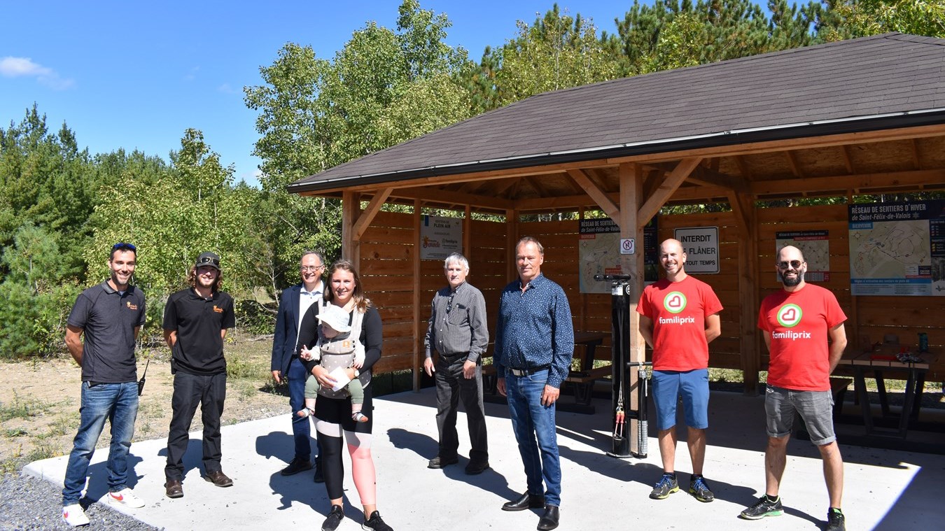 David Carbonneau, David Turcotte, Yves Perron, Audrey Boisjoly, Luc Ducharme et Pierre Lépicier, Alexandre Comtois et Hugo Flamand