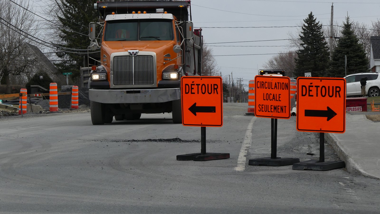 Remplacement d'un ponceau sur le chemin de Saint-Gabriel