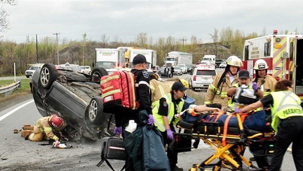 Les accidents routiers de ceux qui travaillent sur la route