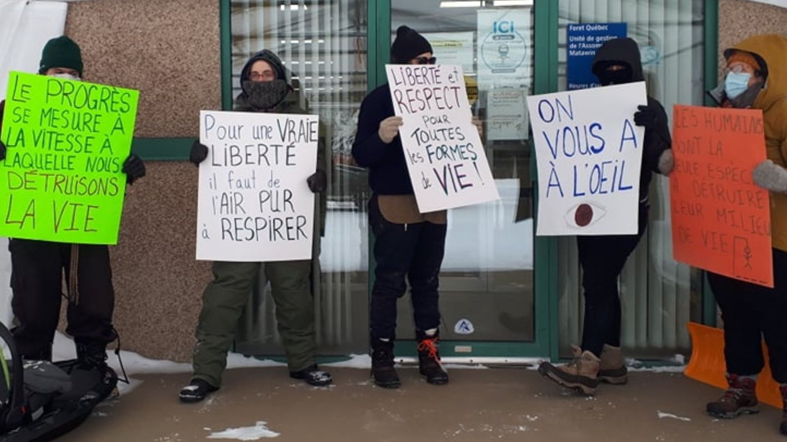 Rassemblement pour Mobilisation Matawinie à Sainte-Émelie-de-l'Énergie