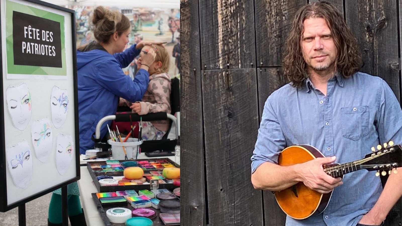 L'artiste Éric Beaudry | Kiosque de maquillage