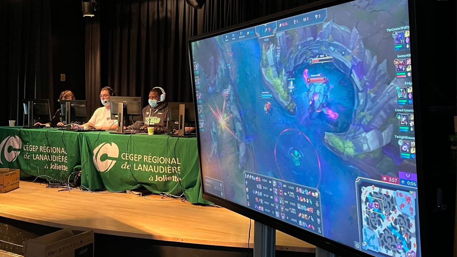 Première victoire en esport pour l'équipe TRAD du Cégep à Joliette