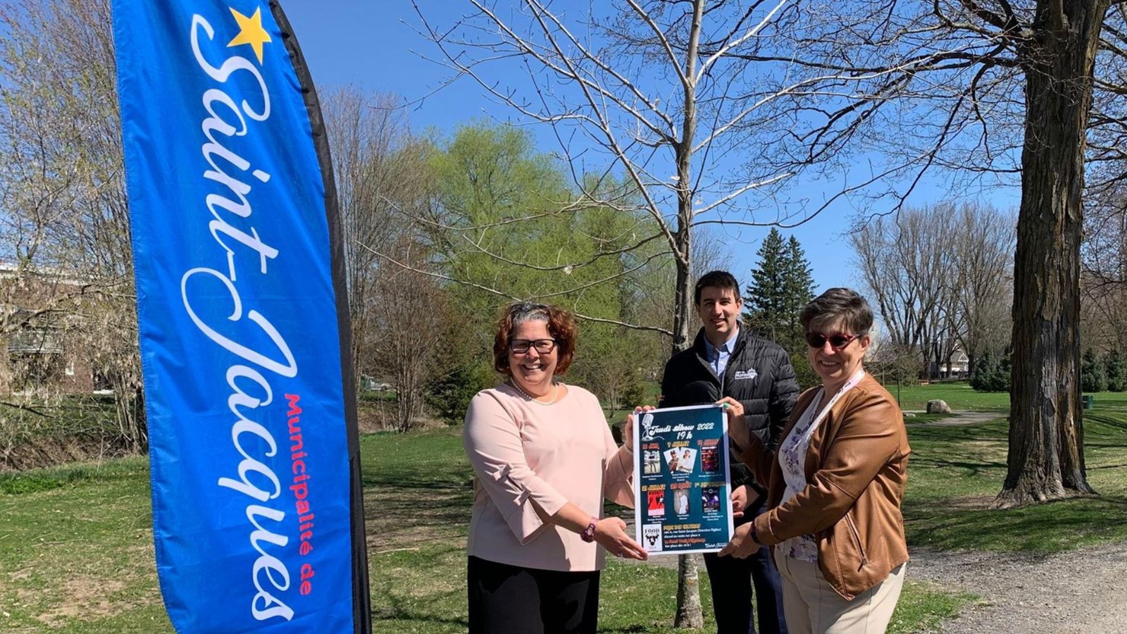 Josyanne Forest, Nicolas Rousseau et Josée Favreau