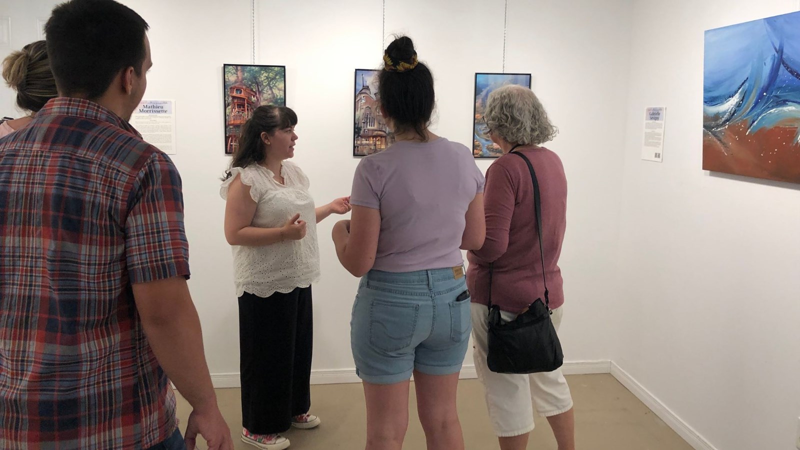 Vernissage aux oeuvres racontées par leurs auteurs