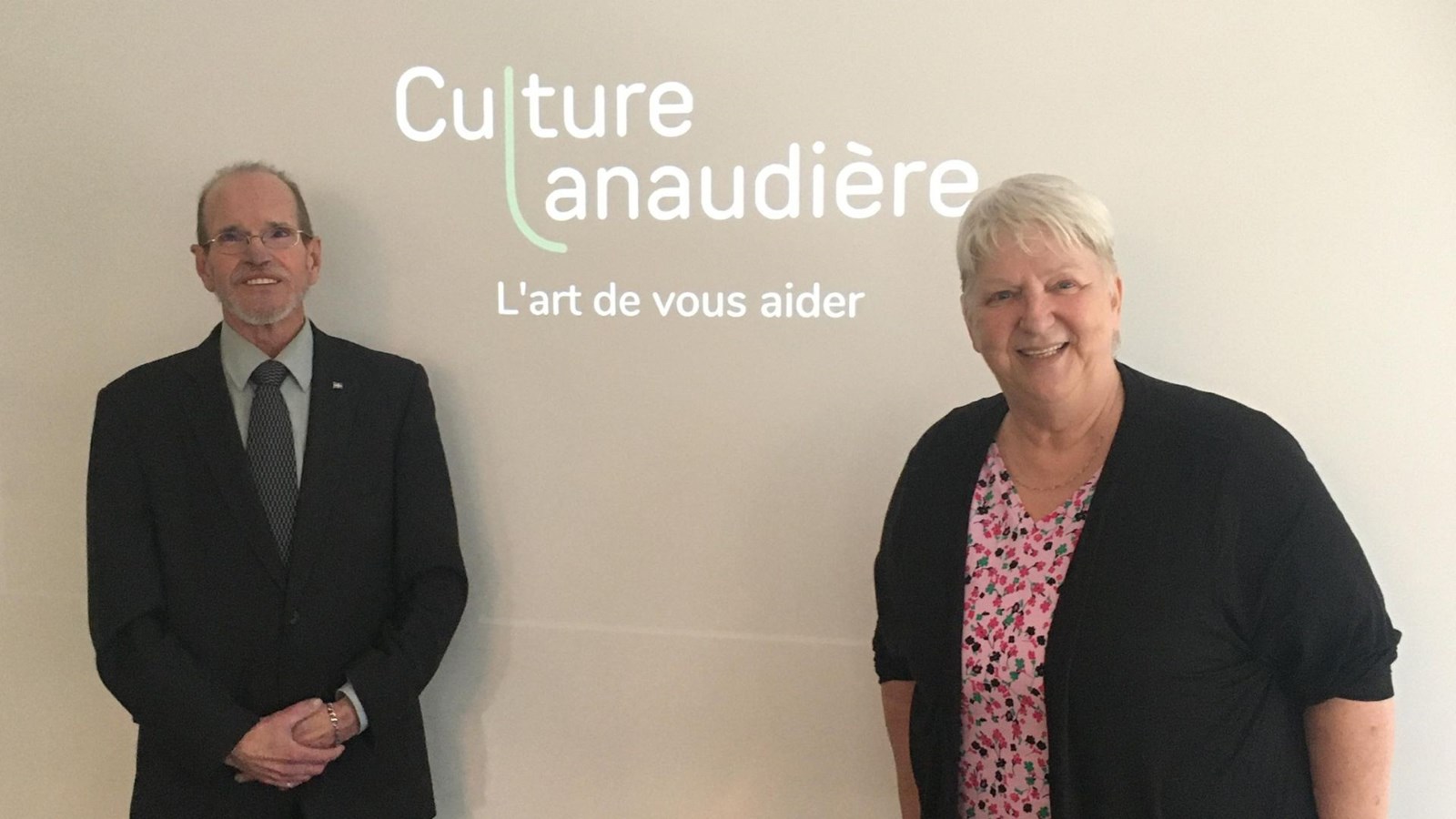 Jean-Pierre Corneault, président et Andrée Saint-Georges, DG