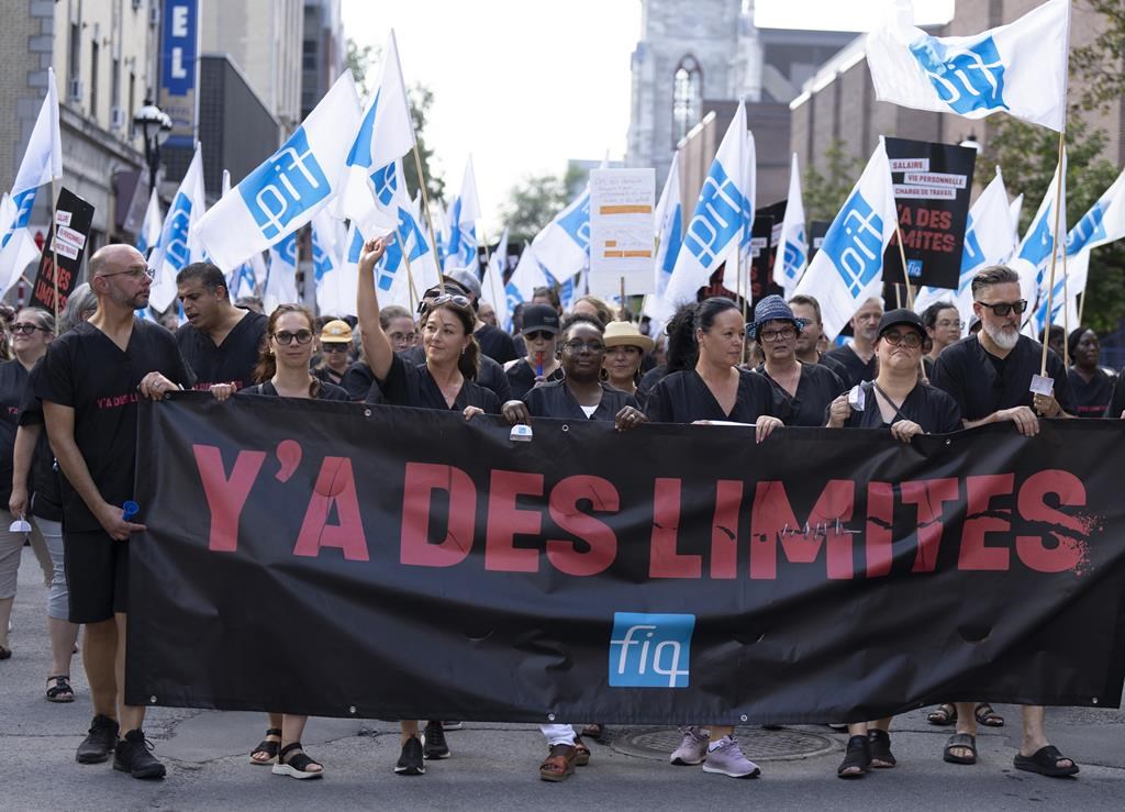 Établissements de santé: la FIQ en grève pour deux jours à compter de minuit
