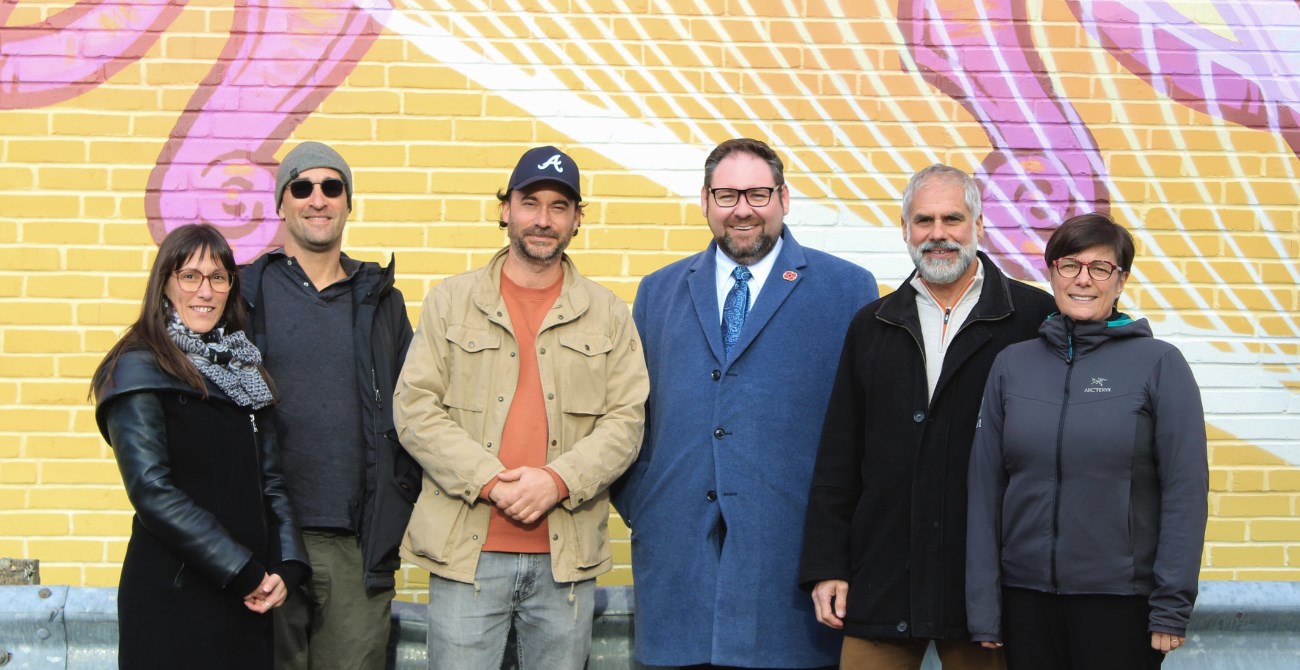 Une murale aux couleurs de la culture à Joliette