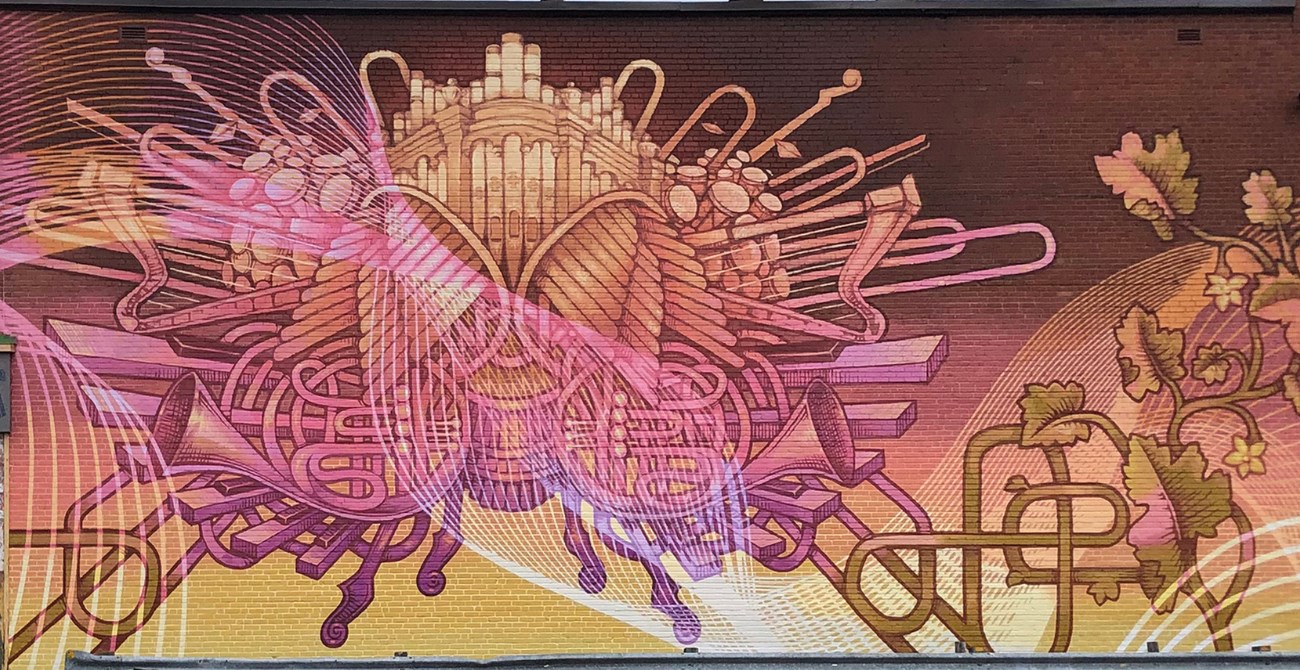 Une murale aux couleurs de la culture à Joliette