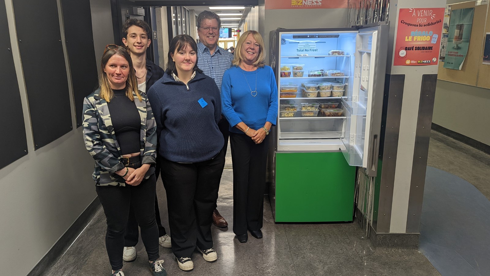 Lancement de Régalo le frigo au Cégep à L’Assomption