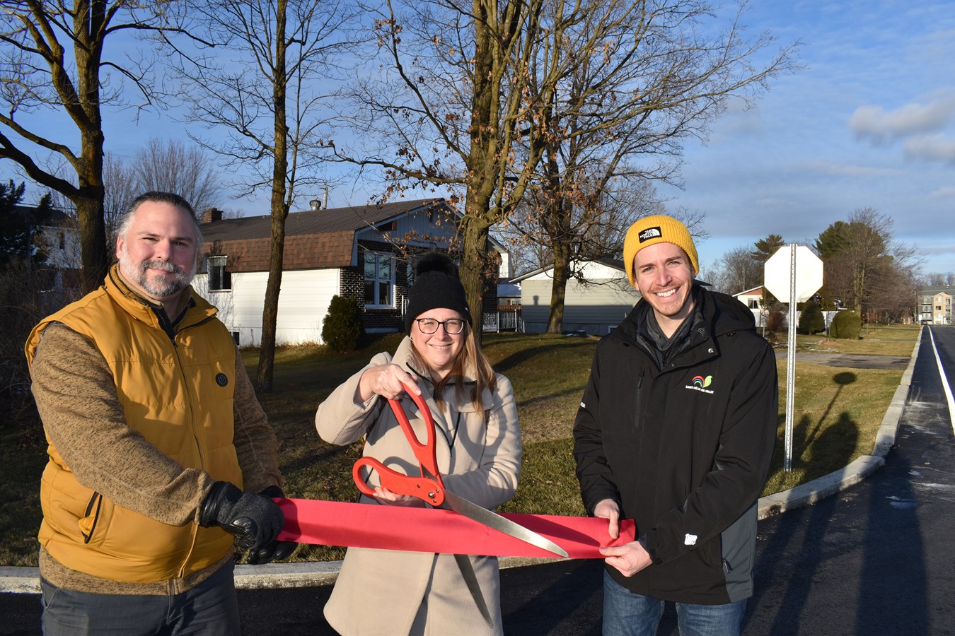 Inauguration des travaux de la rue Mayrand à Saint-Félix-de-Valois