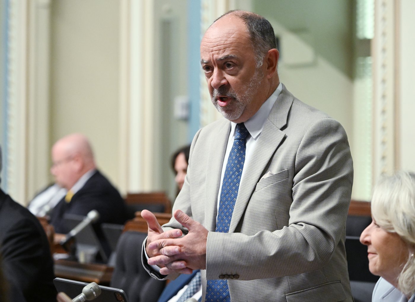 Le ministre de la Santé, Christian Dubé, prévoit un été «difficile» dans les hôpitaux